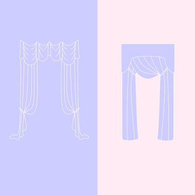   perdeler. lambrequin.Classic perdeler .