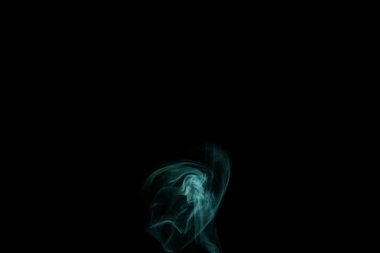 Soyut renkli duman desen