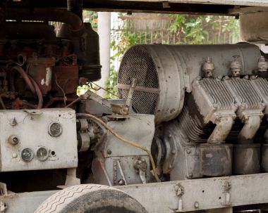 Kompresör motor hava temini için