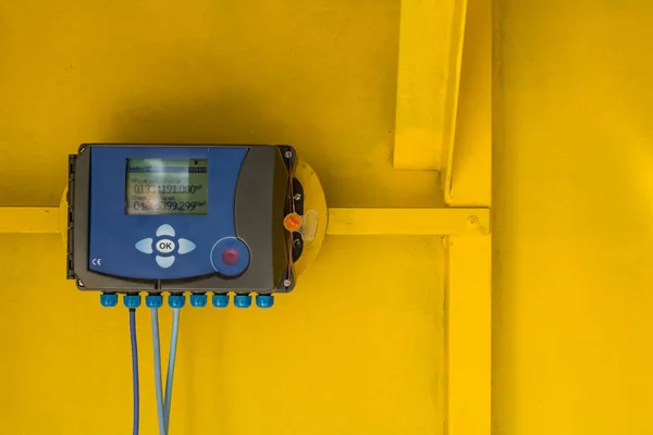 Sensor Electrónico Vapor Estación Calefacción — Foto de Stock