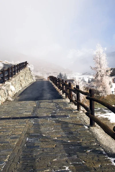 Berglandschaft Winter — Stockfoto