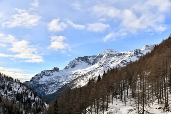 Cabanes Sur Alpe Devero Hiver — Photo