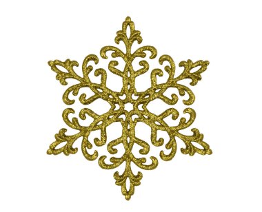 Ben arka plan üzerinde beyaz altın kar tanesi şeklinde kolye