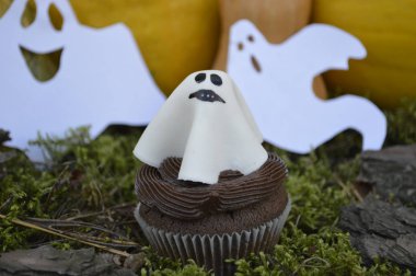 cupcakes için bir parti Halloween