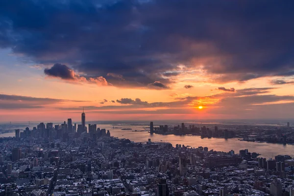 New York at Dusk — Stock Photo, Image