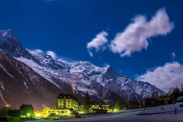 Chamonix mehtaplı gecede