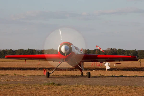 Small aircraft on — Stock Photo, Image