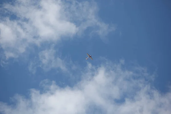 轻型飞机天空 — 图库照片