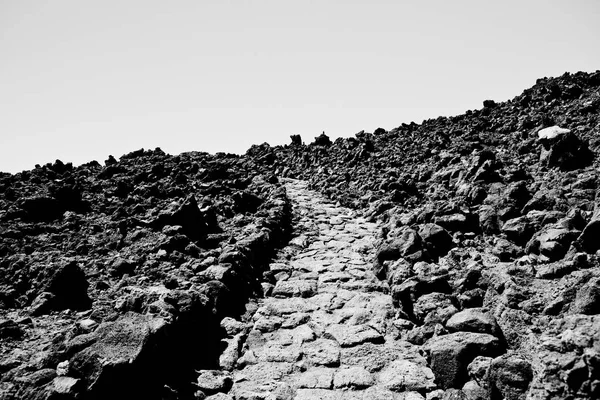 road rocks black and white