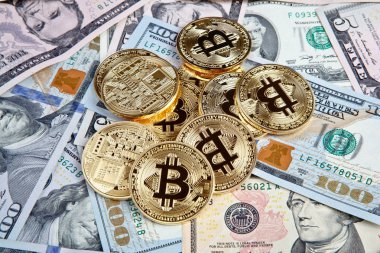 Dolarlı Bitcoin paraları