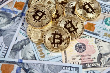 Dolarlı Bitcoin paraları
