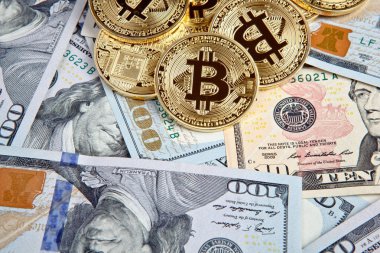 Dolarlı Bitcoin paraları