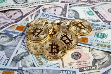 Dolarlı Bitcoin paraları