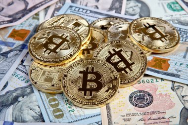 Dolarlı Bitcoin paraları