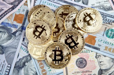 Dolarlı Bitcoin paraları