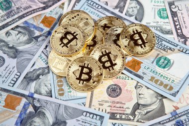 Dolarlı Bitcoin paraları