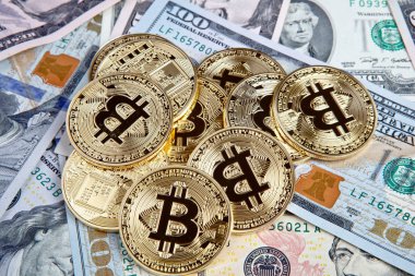 Dolarlı Bitcoin paraları