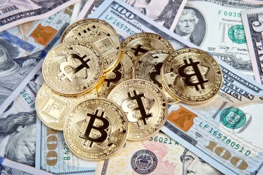 Dolarlı Bitcoin paraları