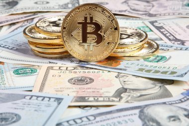 Dolarlı Bitcoin paraları