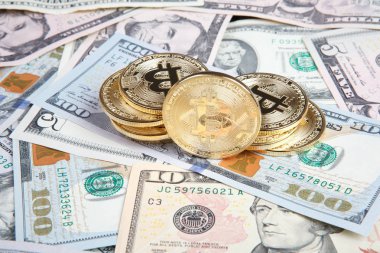 Dolarlı Bitcoin paraları