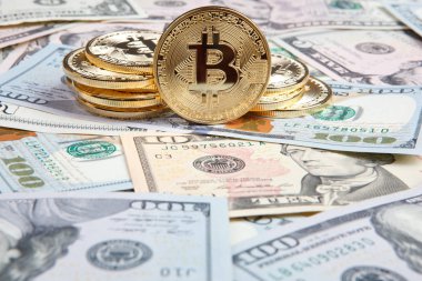 Dolarlı Bitcoin paraları