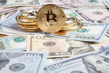 Dolarlı Bitcoin paraları