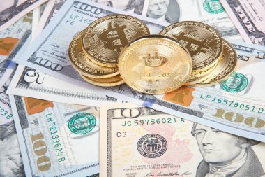 Dolarlı Bitcoin paraları