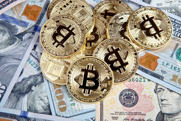 Dolarlı Bitcoin paraları