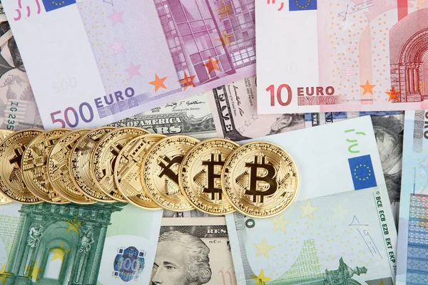 bitcoin paralar Euro ve dolar ile