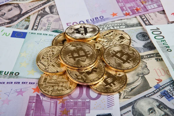 bitcoin paralar Euro ve dolar ile