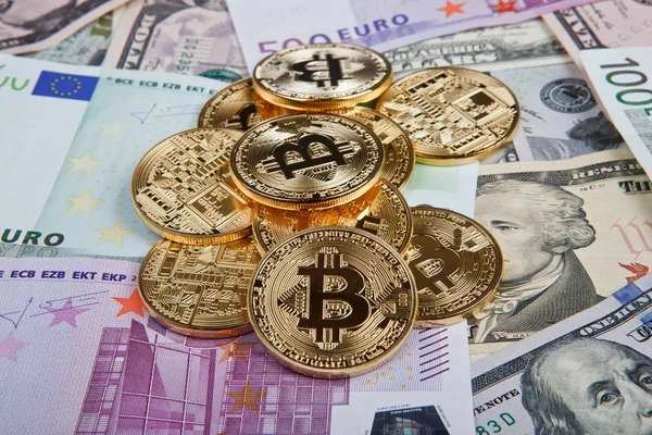 bitcoin paralar Euro ve dolar ile