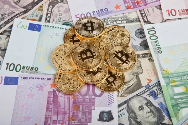 bitcoin paralar Euro ve dolar ile