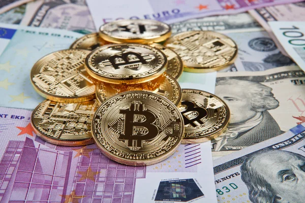 bitcoin paralar Euro ve dolar ile