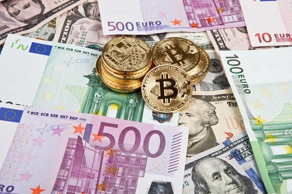 bitcoin paralar Euro ve dolar ile