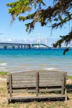 Mackinac Köprüsü Kuzey Michigan, ABD