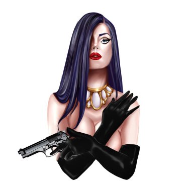 Suluboya dijital illüstrasyon - suluboya moda küçük resim - dolap essentials - kadın giyim - düz moda kroki ayarla