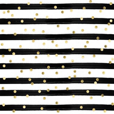 Arka plan - suluboya çizgili ve altın konfeti - Dikişsiz desen duvar kağıdı