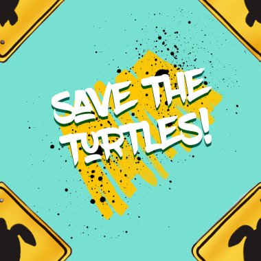 TURTLES GREFİTİ YALANMAK VE MÜZİK PATTERN 'İ KADAR