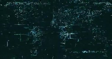 Soyut dijital ağ veri arkaplanı, 3D görüntüleme