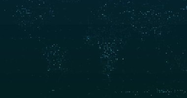 Soyut dijital ağ veri arkaplanı, 3D görüntüleme