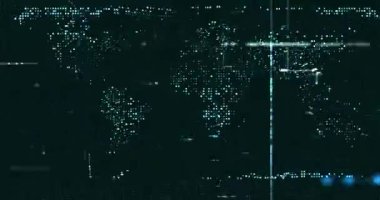 Soyut dijital ağ veri arkaplanı, 3D görüntüleme