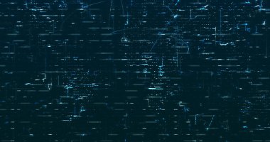 Soyut dijital ağ veri arkaplanı, 3d görüntüleme