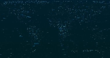 Soyut dijital ağ veri arkaplanı, 3d görüntüleme