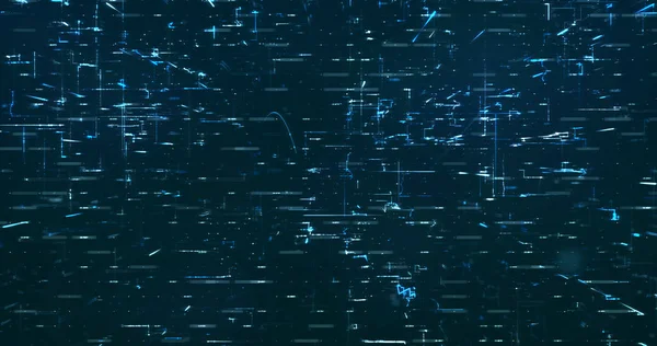 Abstract Digital Network Data Background Rendering — ストック写真