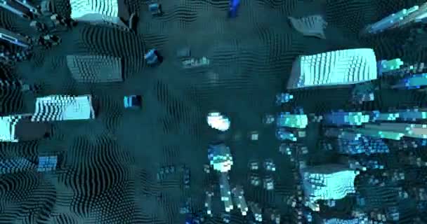 Grille abstraite forme paysage fond. rendu 3D 