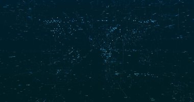 Soyut dijital ağ veri arkaplanı, 3d görüntüleme