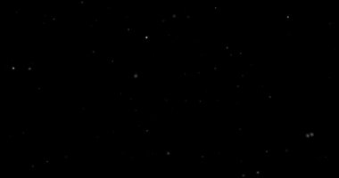 Siyah arkaplanda uçan toz parçacıkları