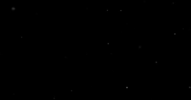 黒い背景にチリ粒子を飛ばす — ストック動画