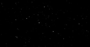 Siyah arkaplanda uçan toz parçacıkları