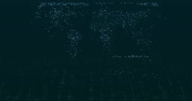 Soyut dijital ağ veri arkaplanı, 3d görüntüleme